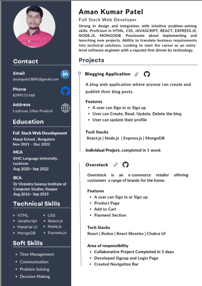 resume